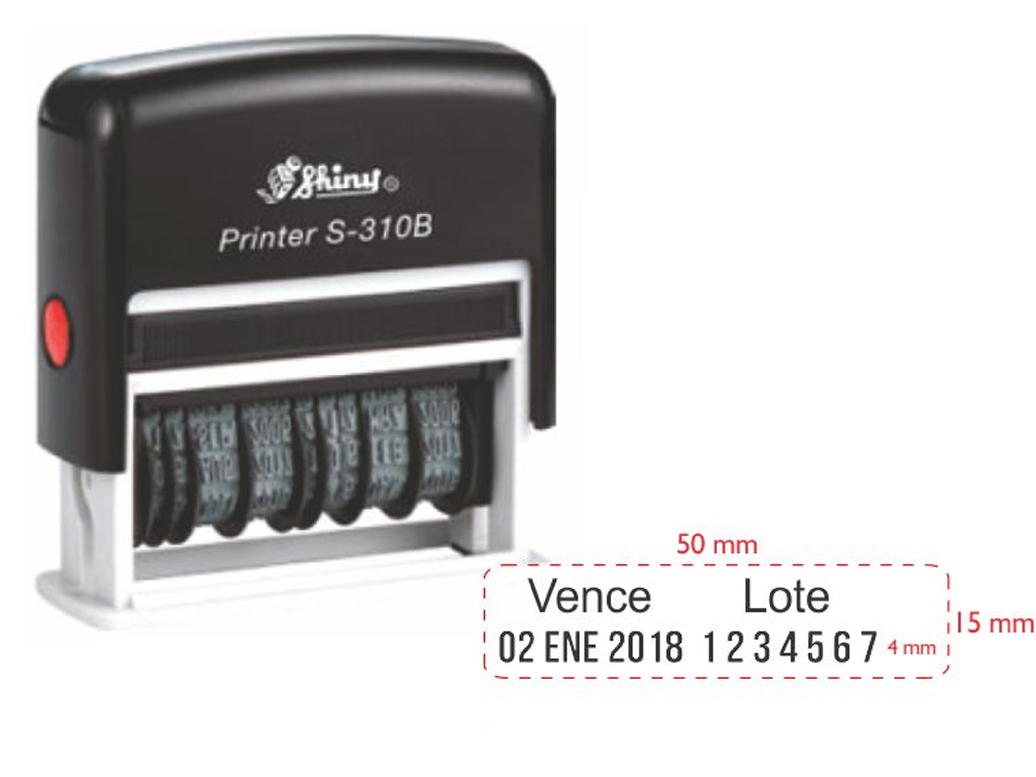 مهر تاریخ دار و شماره دار SHINY S-310 B