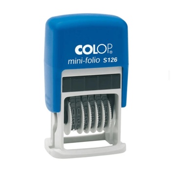 مهر شماره زن 6 رقم  colop S 126