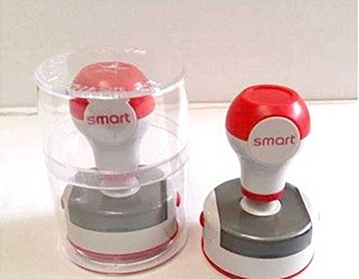 مهر لیزری دایره به قطر 4 سانت