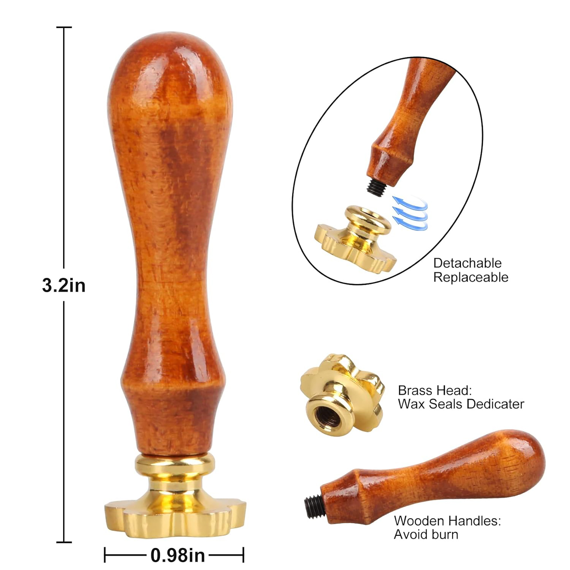 مهر و موم خام برگ شبدر